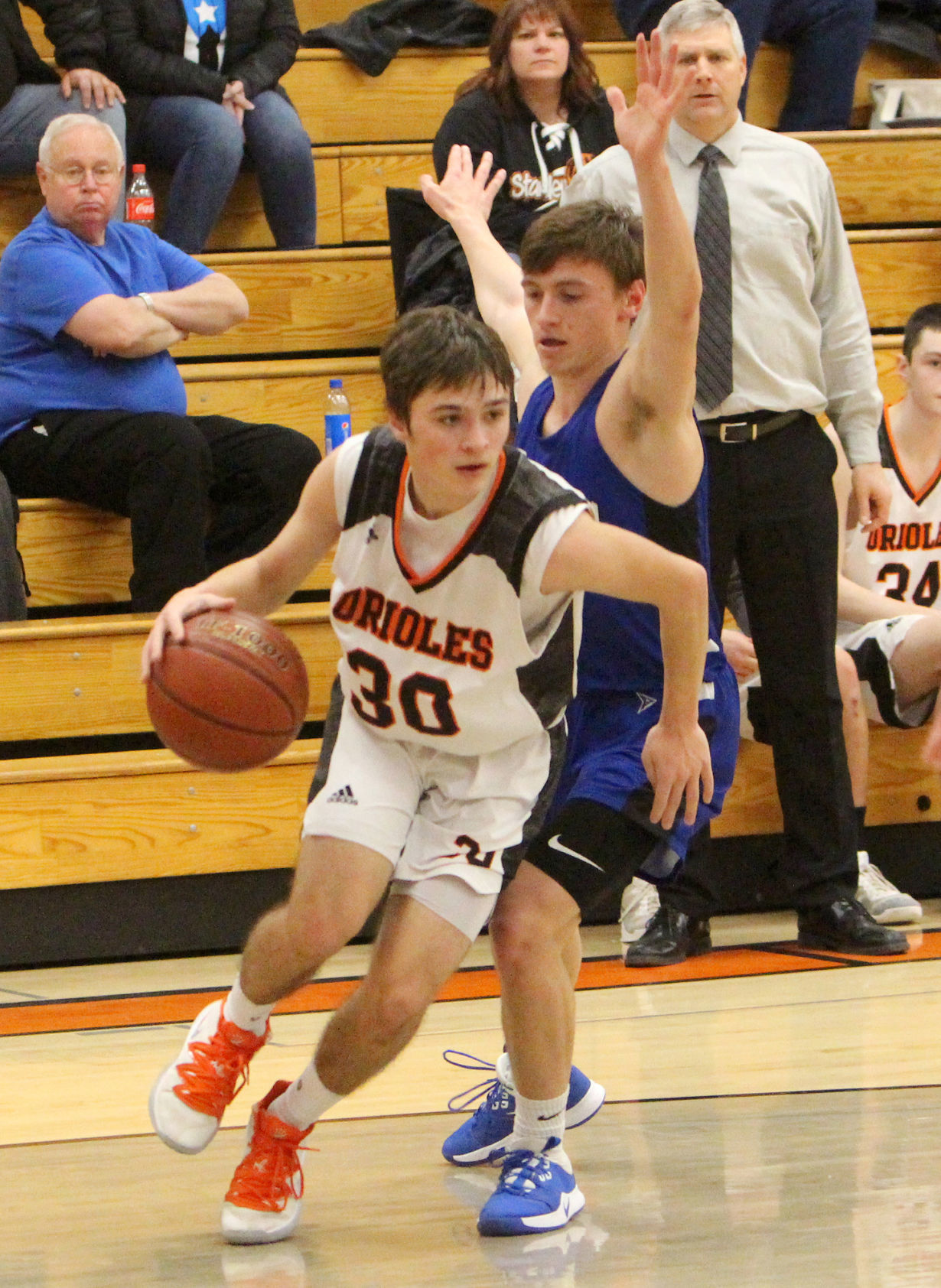 Saint Croix Central at Stanley-Boyd boys basketball 2-15-20